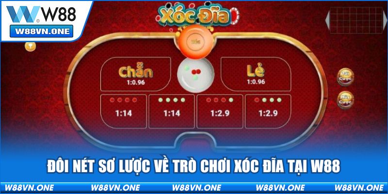 Đôi nét sơ lược về trò chơi xóc đĩa tại W88