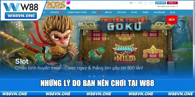 Những ưu điểm của W88